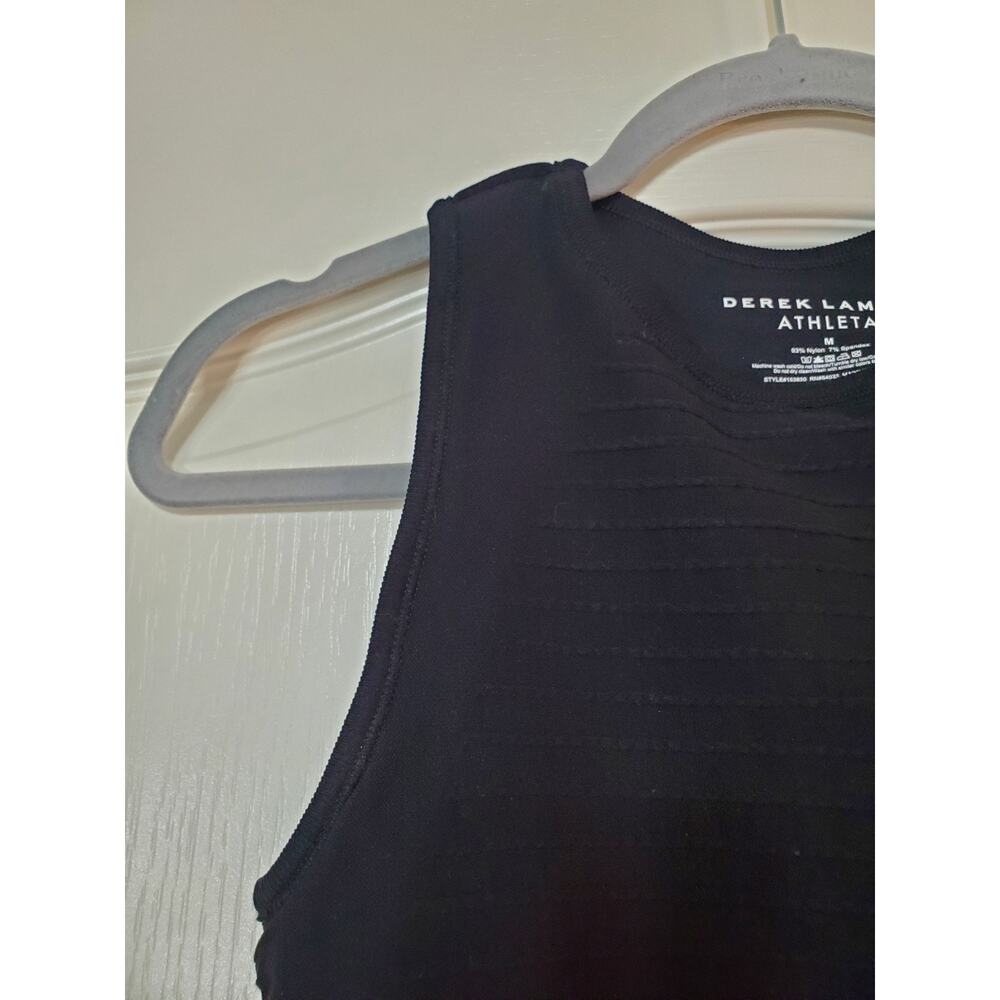 Athleta Derek Lam 10C Collab Black Long Built-In Bra Tank Top, Women's Medium - Picture 3 of 11